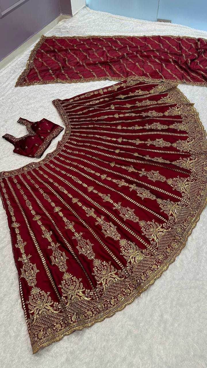 Bridal Silk Zari Work Lehenga for Elegant Weddings - MYLUXURY LANE ENTERPRISE